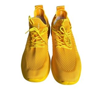 Men's Yellow Athletic Sneakers